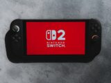 The nintendo switch 2 with a red screen.