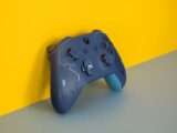 a close up of a video game controller