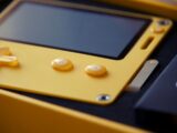 a close up of a game controller