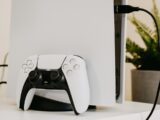 white and black xbox one game controller