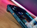 A close up of a cell phone on a table