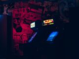 two arcade cabinets