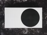 black and white round illustration
