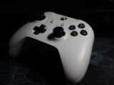 a white video game controller