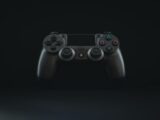 black sony ps 4 game controller