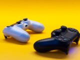 black sony ps 4 game controller