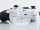 Close-up of a white Xbox controller showcasing modern gaming technology.