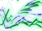 Abstract glowing lines and charts on white background