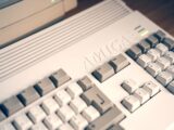 a keyboard with a key board